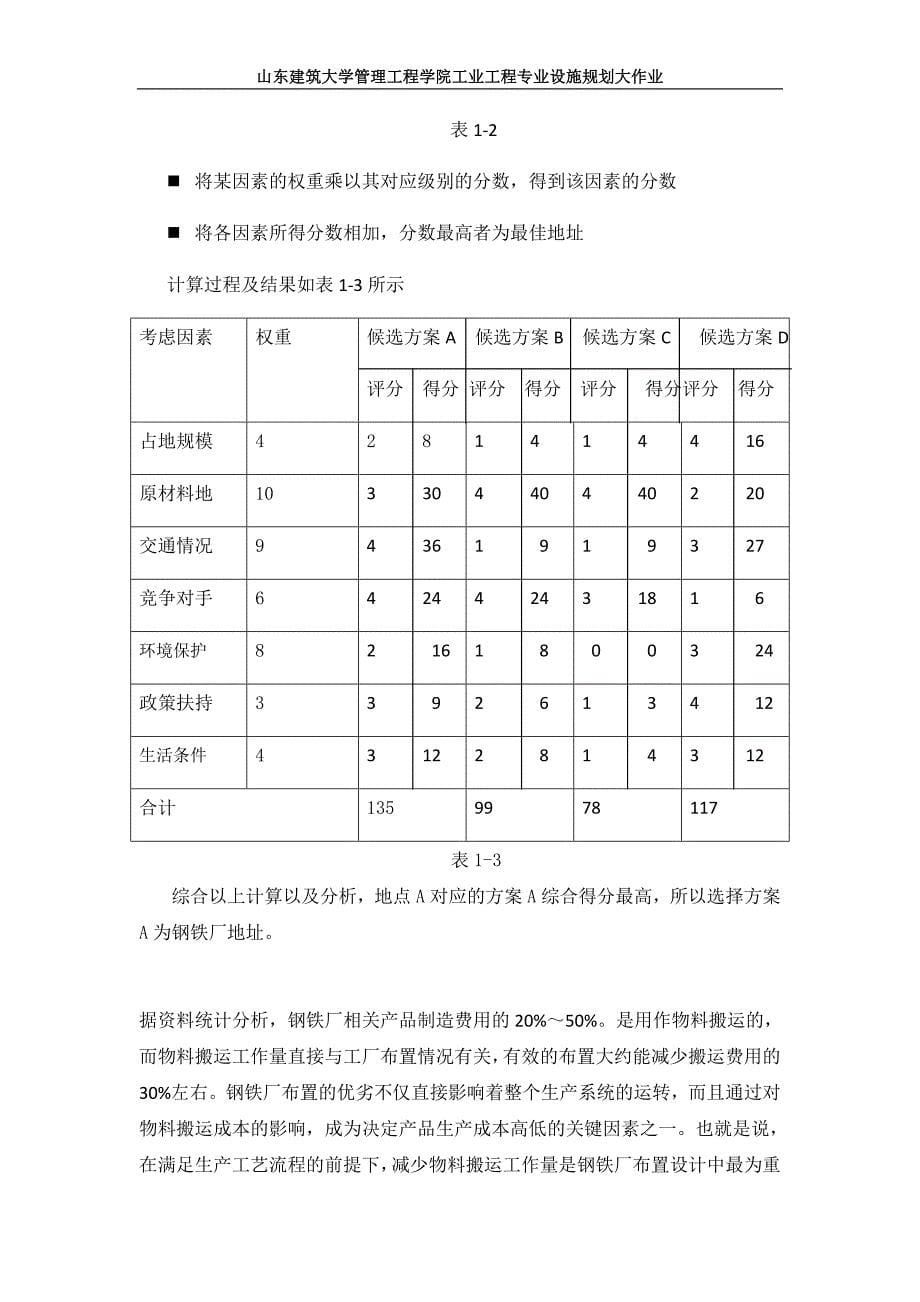 设施规划 - 钢铁厂选址.doc_第5页