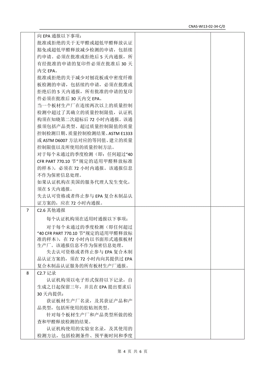 文件系统符合性检查单EPA复合木制品_第4页