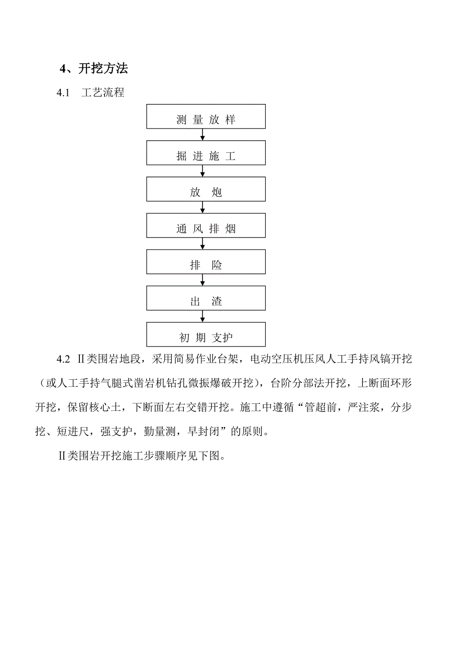 隧道开挖作业指导书37405153_第2页