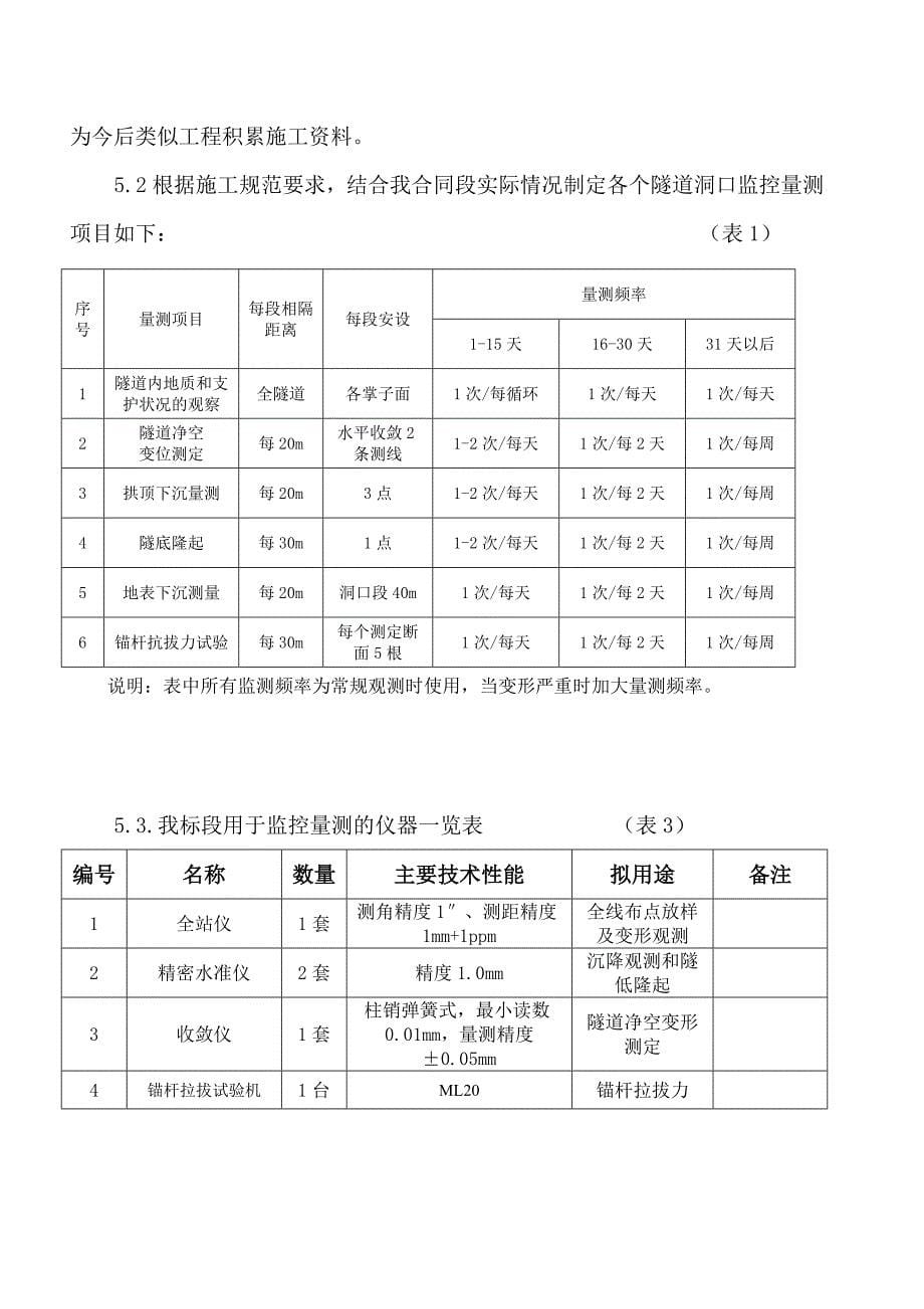 隧道开挖作业指导书37405153_第5页