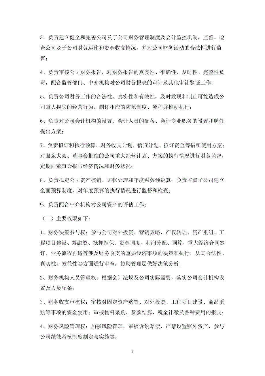 某电子公司财务负责人管理制度_第3页