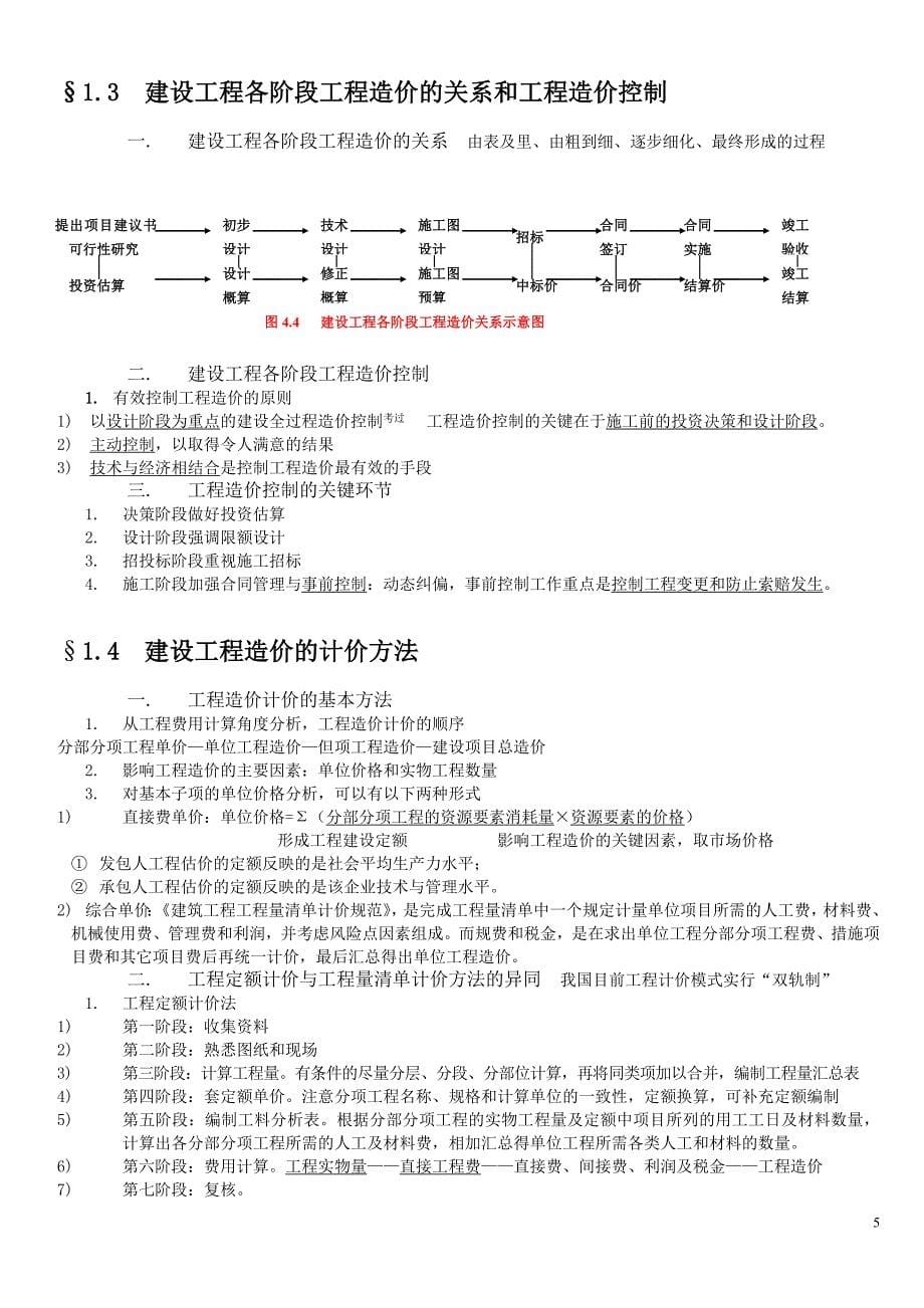 工程造价培训大纲_第5页