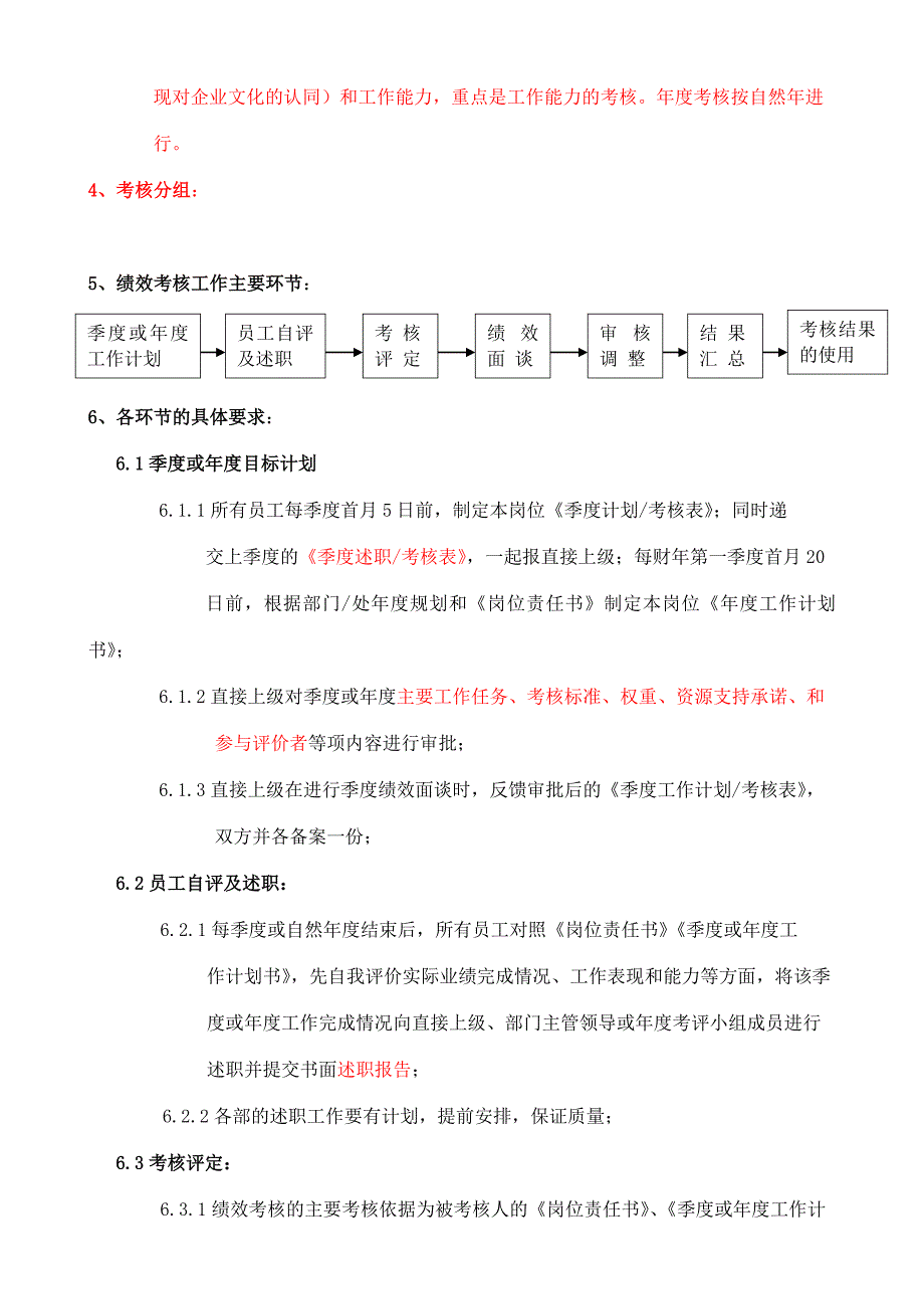 某电脑公司绩效考核工作规定_第2页