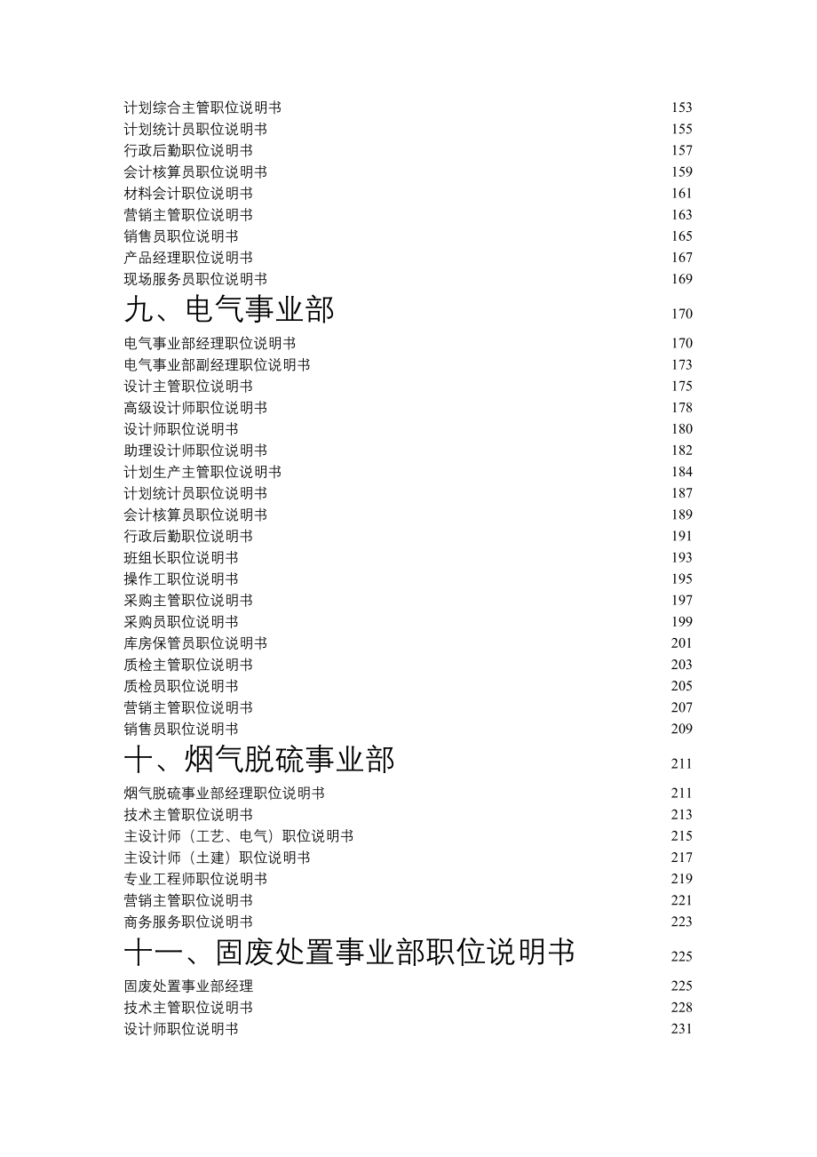 某环保科技股份有限公司职务说明书_第4页