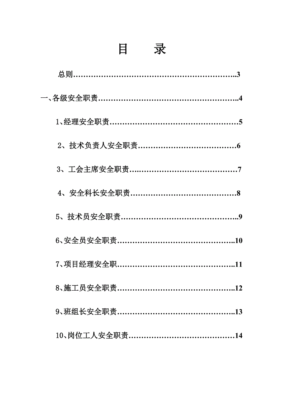 安全生产责任制(总则、各级、各部门)资料_第2页