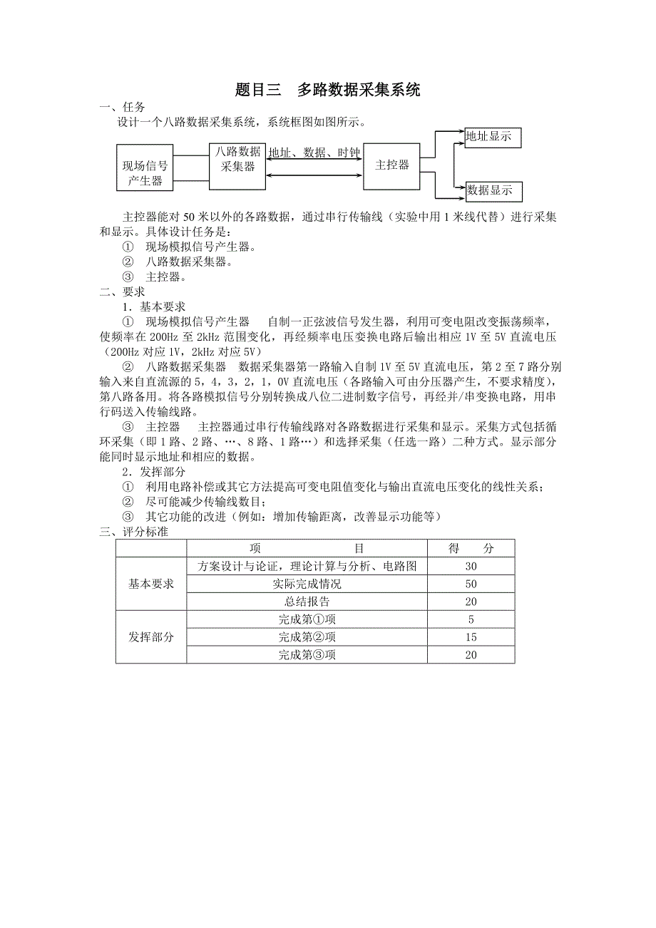 单片机竞赛题目_第4页