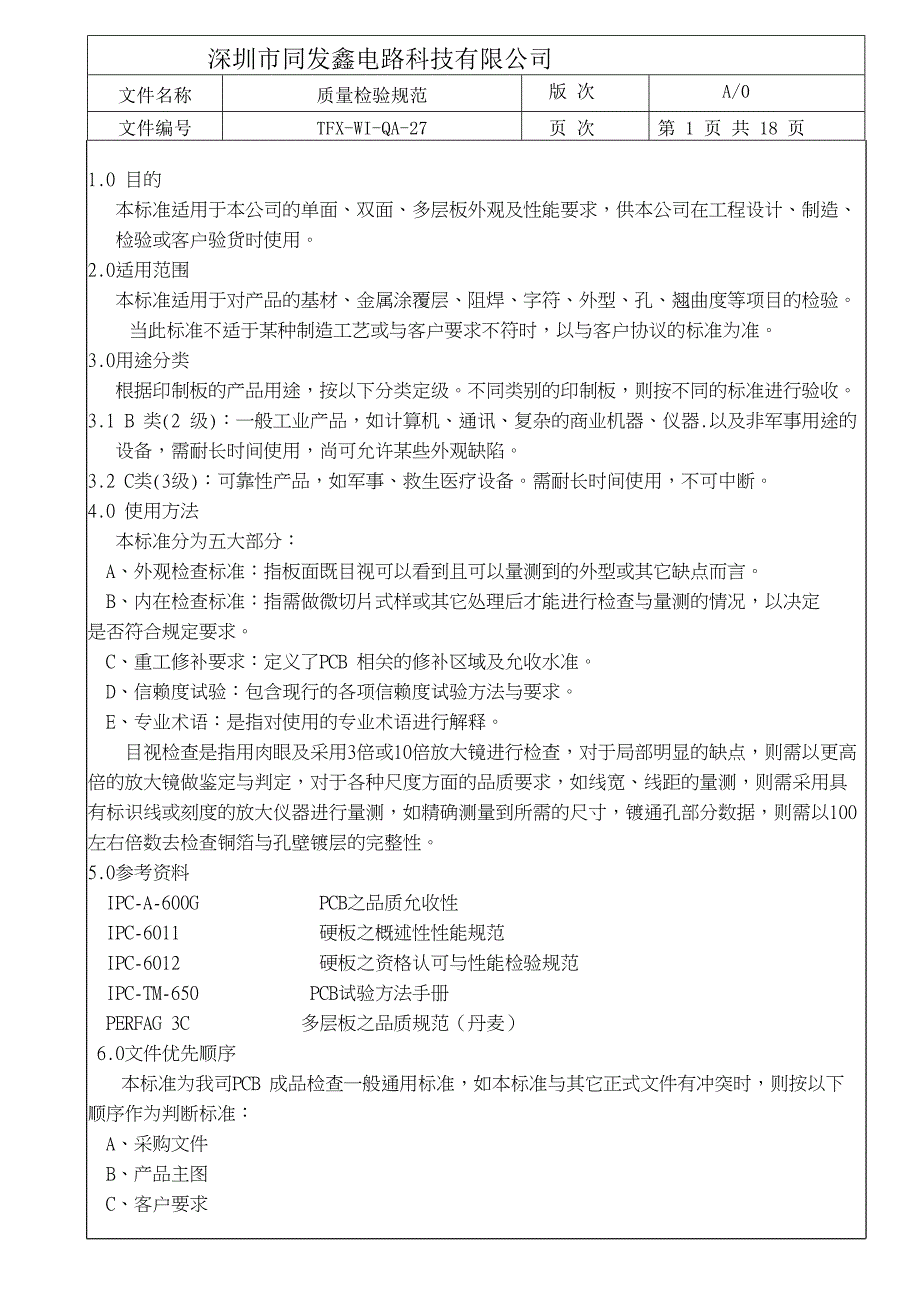 PCB质量检验规范要点_第1页