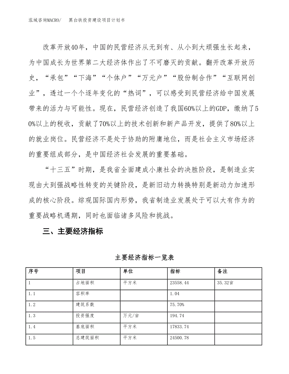 立项黑白铁投资建设项目计划书_第4页