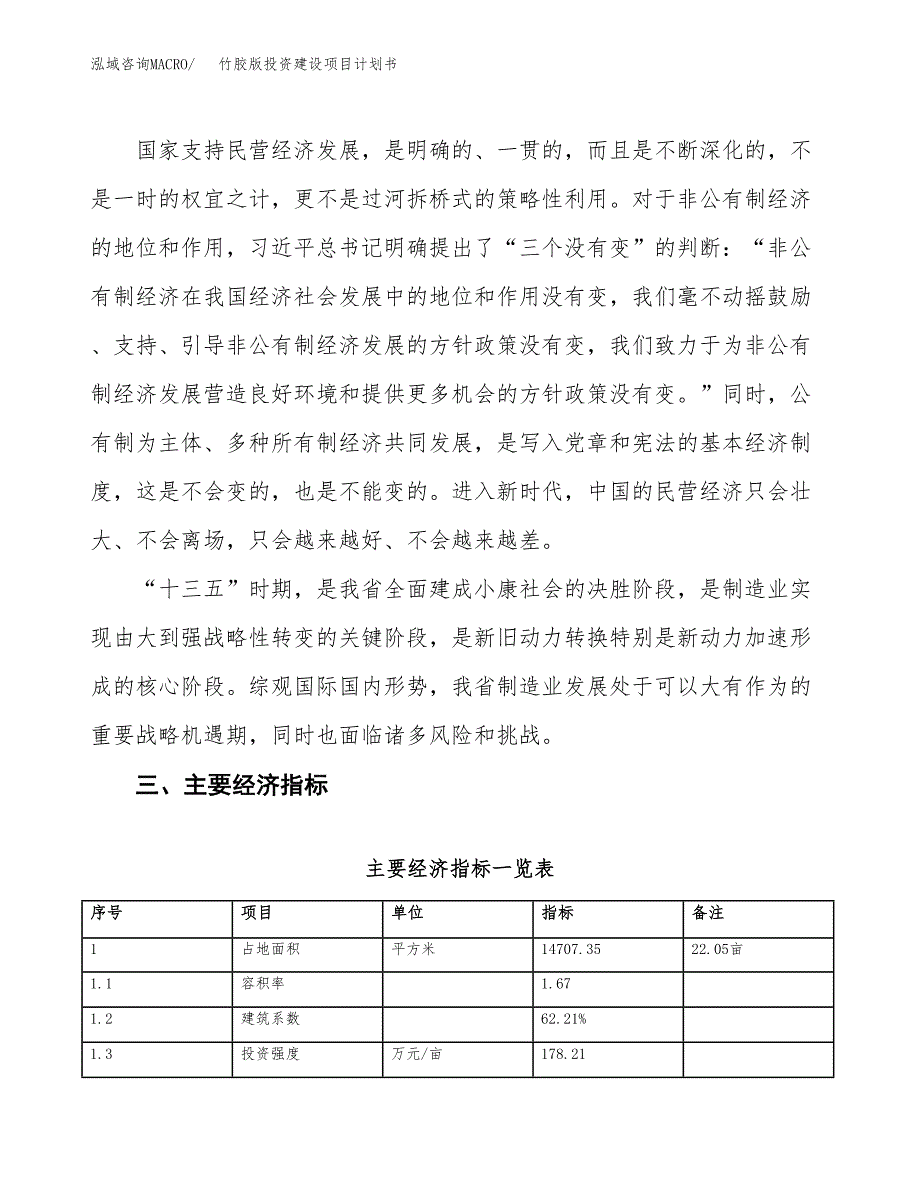 立项竹胶版投资建设项目计划书_第4页