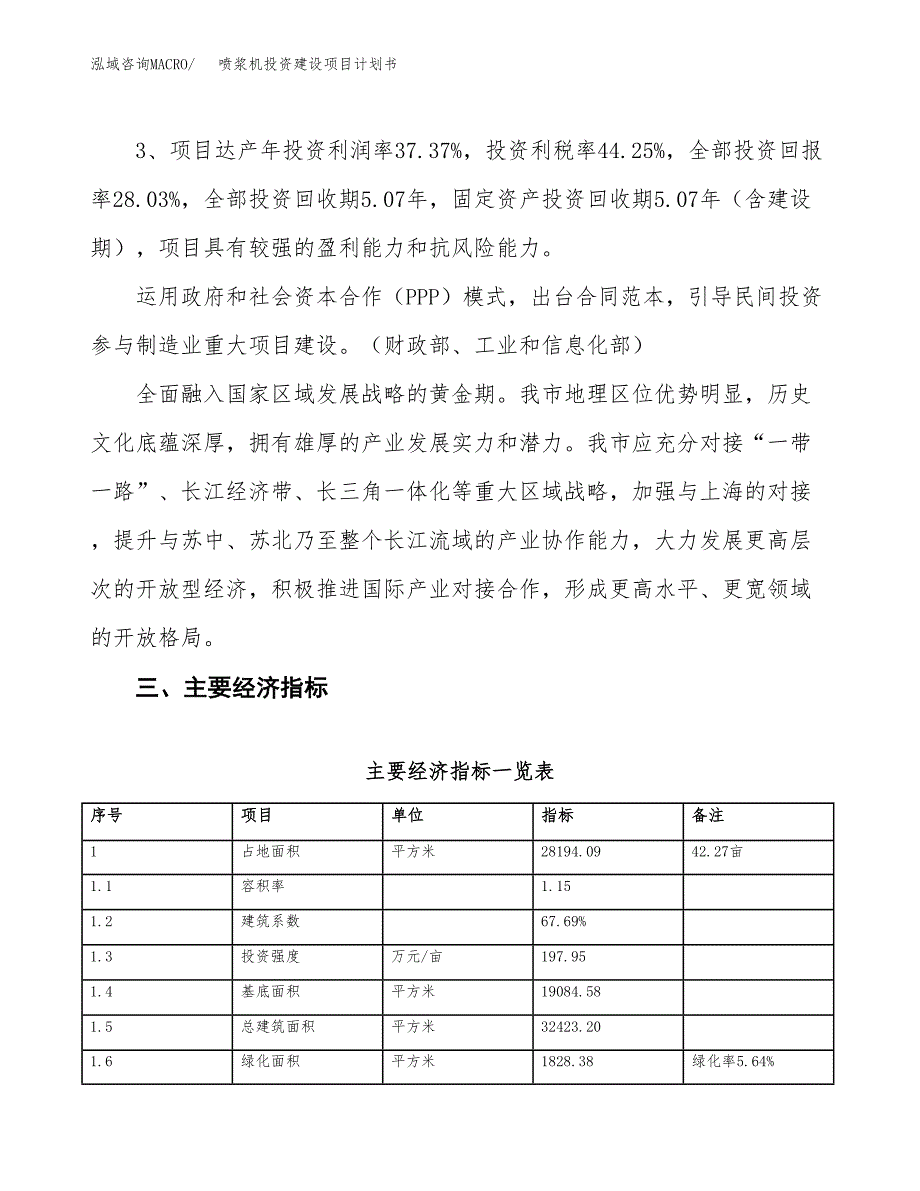 立项喷浆机投资建设项目计划书_第4页