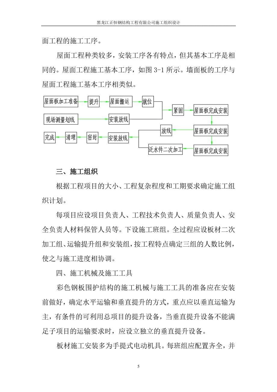 彩钢板施工组织设计-(1)._第5页