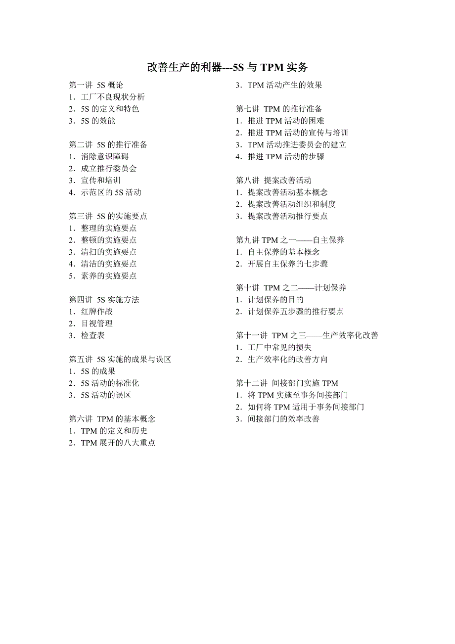 5s与tpm推行实务手册_第1页