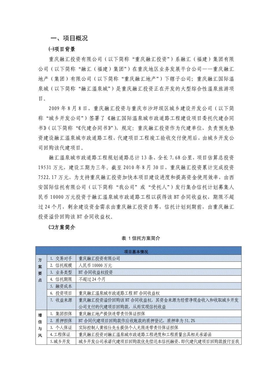 资产管理道路工程收益权投资集合资金计划_第5页