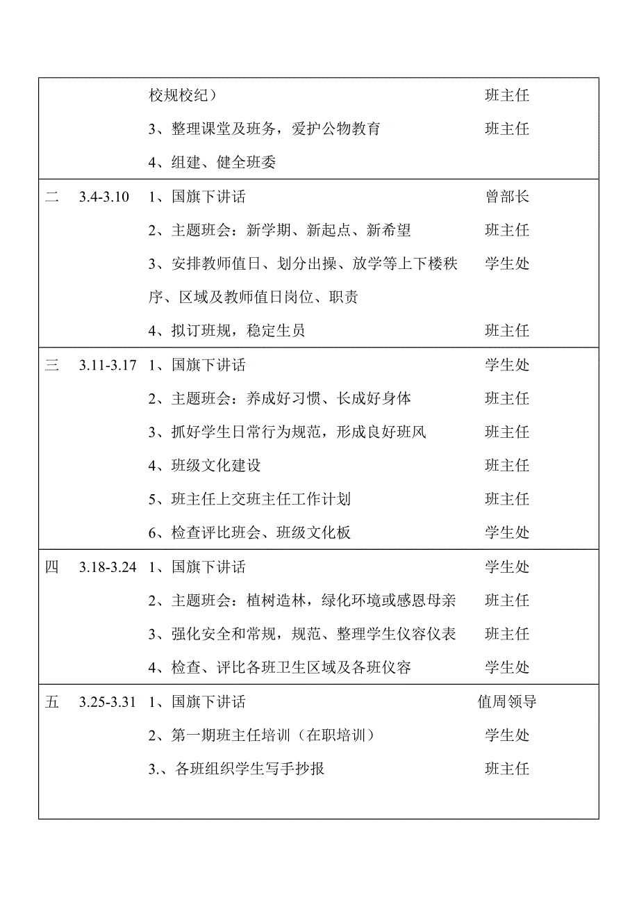 学生处工作计划2013年9月_第4页