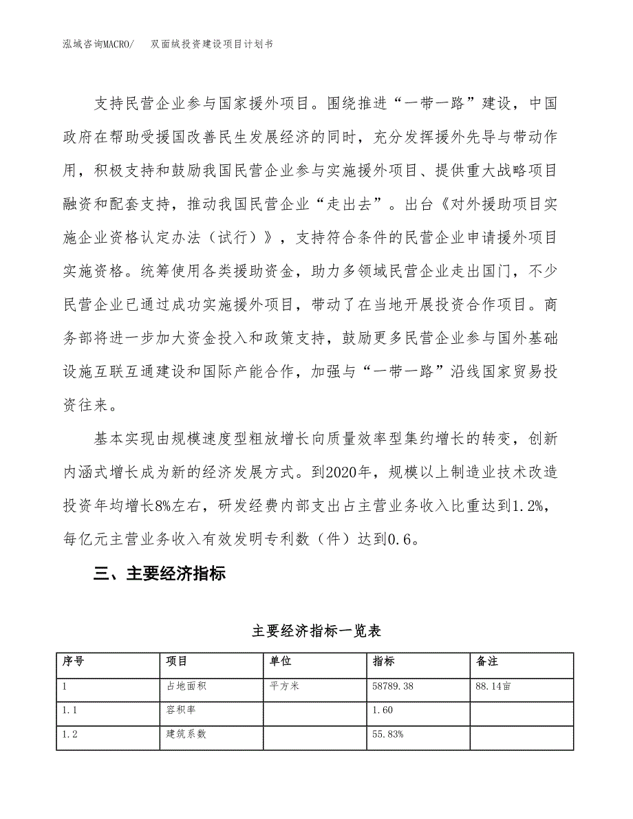 立项双面绒投资建设项目计划书_第4页