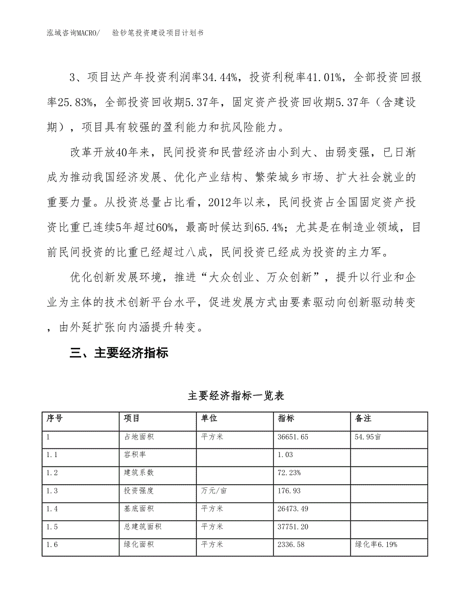 立项验钞笔投资建设项目计划书_第4页