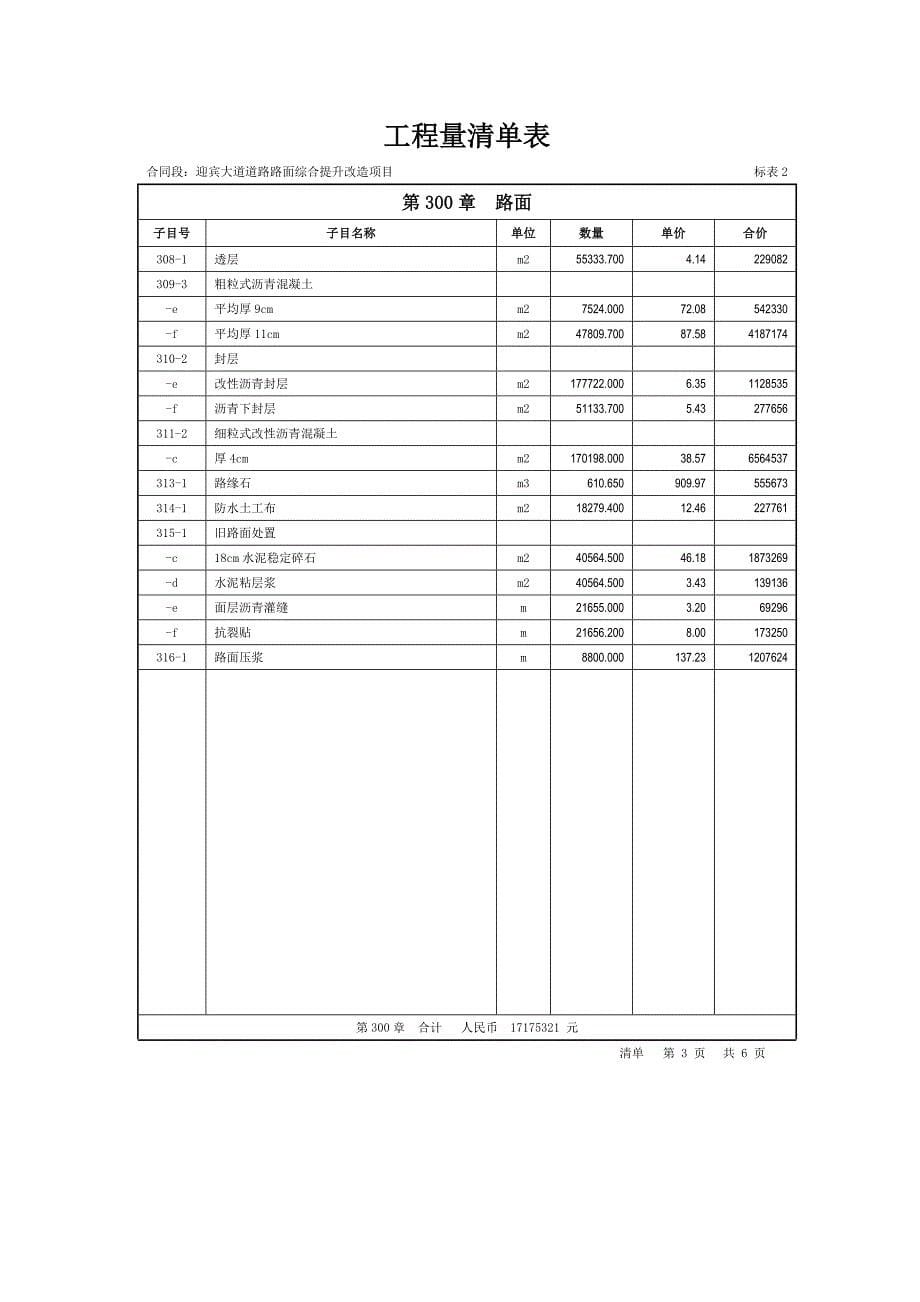 南阳市迎宾大道道路路面综合提升改造项目_第5页