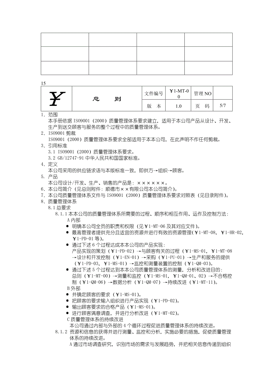 企业质量管理手册1_第3页