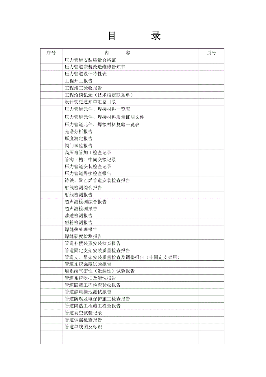 管道安装竣工资料要点_第3页