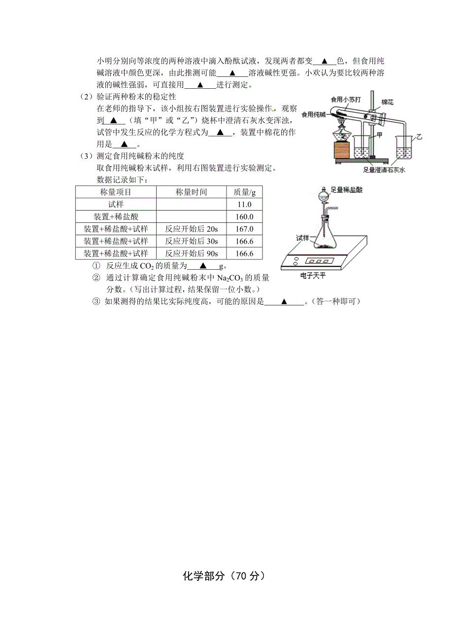 2012盐城市中考化学试题_第4页