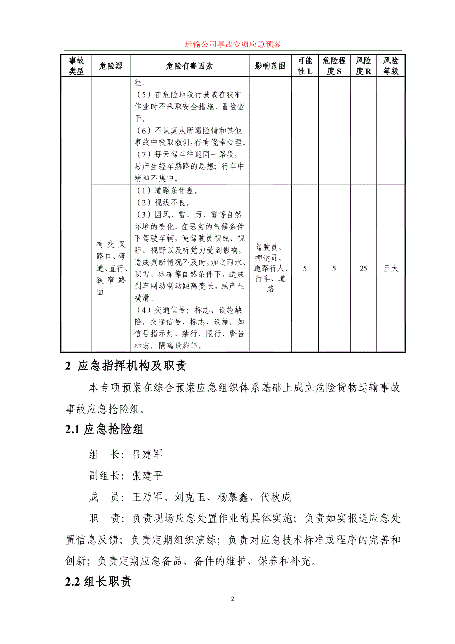 普通货物运输专项预案_第4页