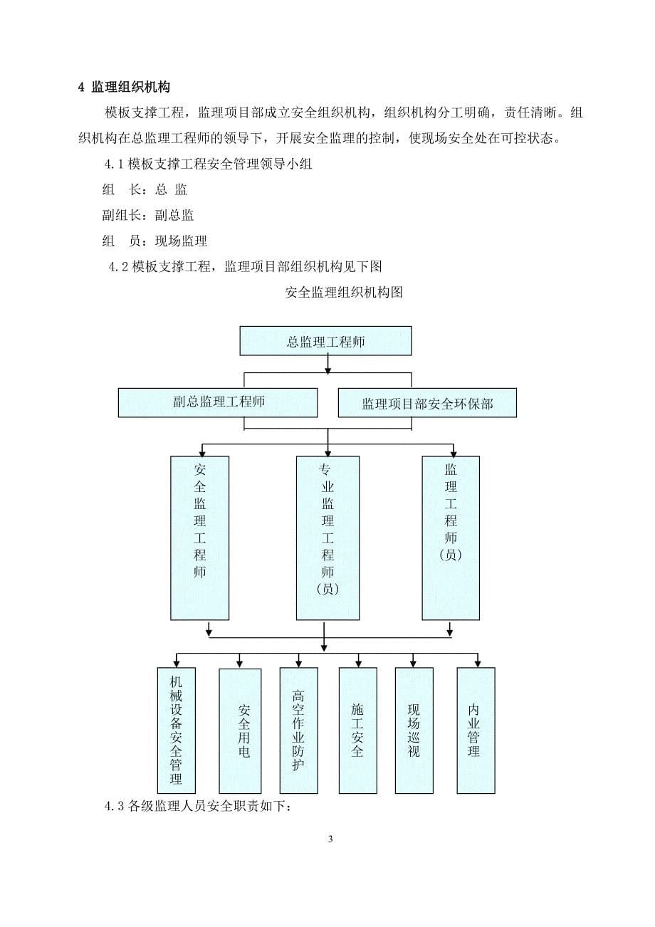 模板支撑工程监理实施细则_第5页