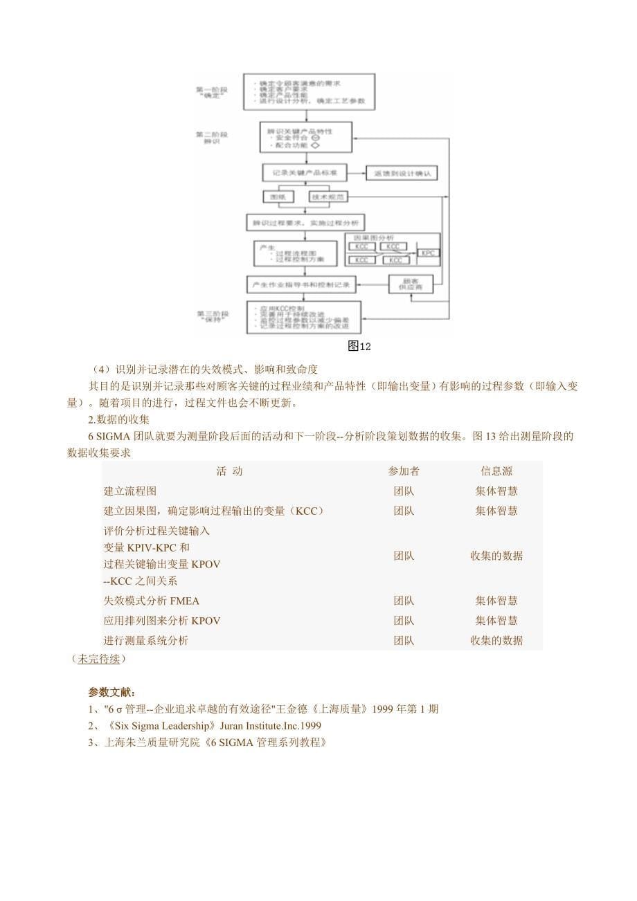 企业6sigma管理的实施过程_第5页