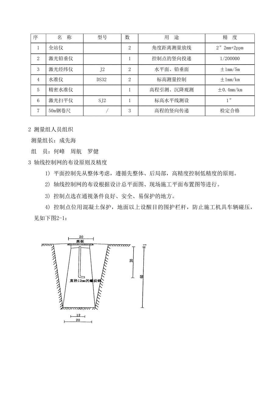 尚信国际广场施工测量方案(超高层建筑)_第4页