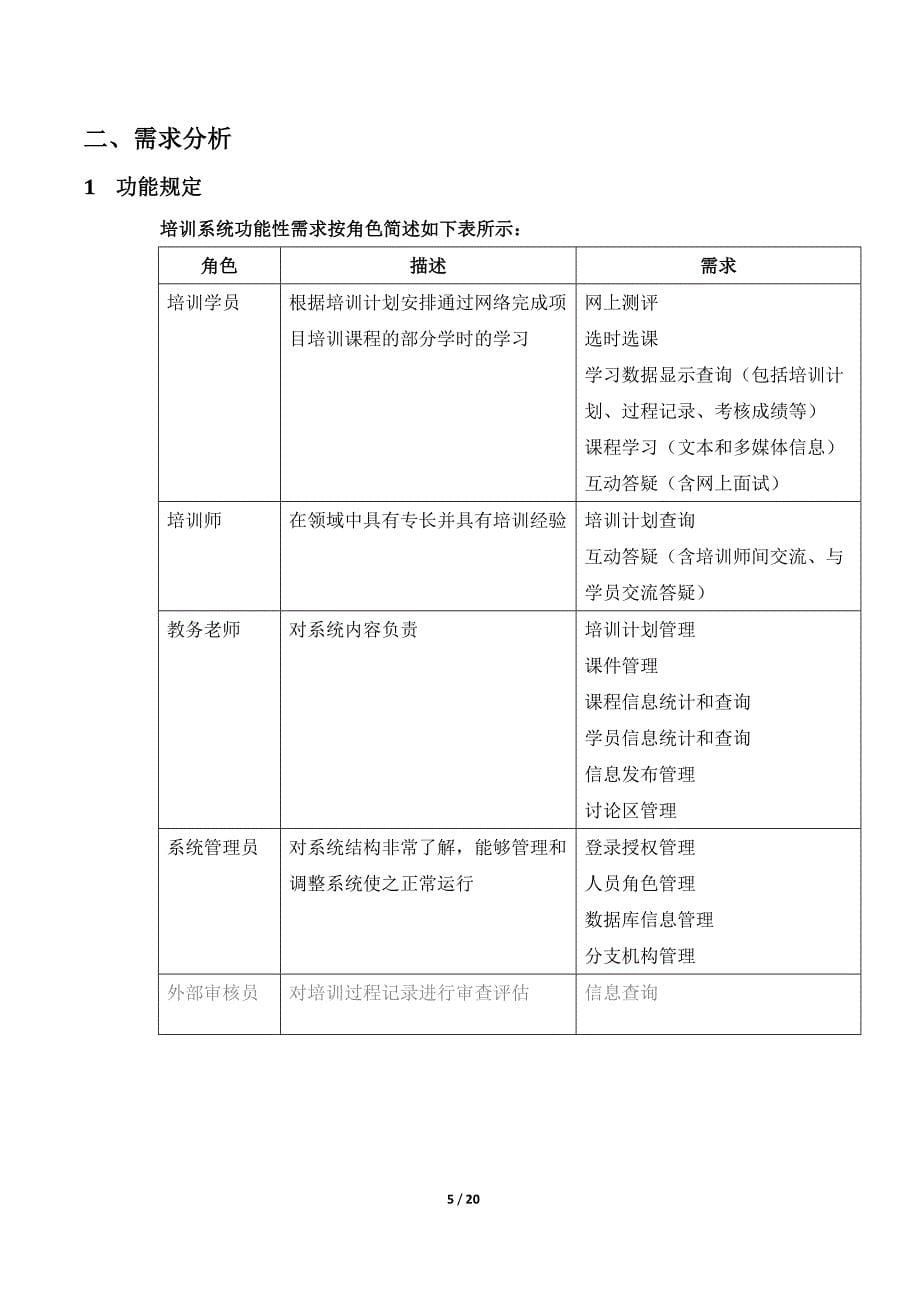 实习项目培训平台建设需求分析-20110114_第5页