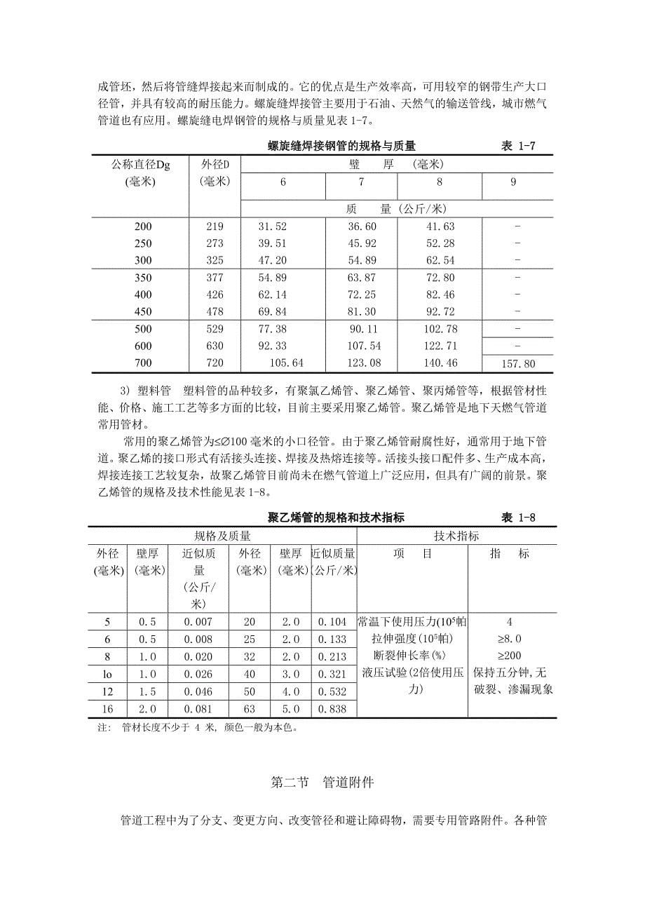 燃气工程常用管材、管道附件及材料_第5页