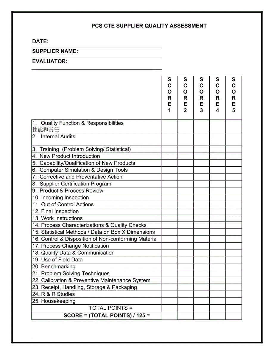 摩托罗拉pcs cet 供应商质量评估_第2页