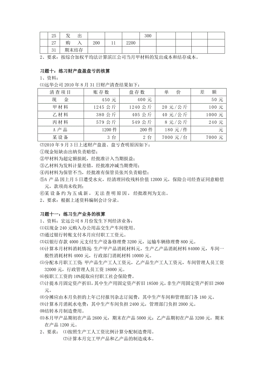 《会计学》经典习题_第4页