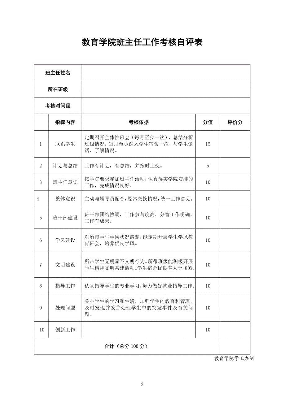 教育学院班主任工作管理办法-杭州师范大学教育学院_第5页