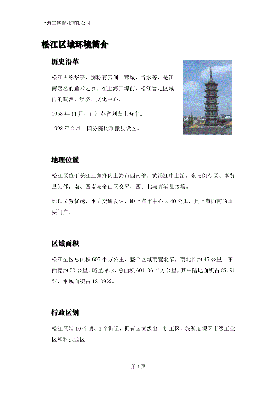 松江金海岸商业项目营销策划报告_第4页