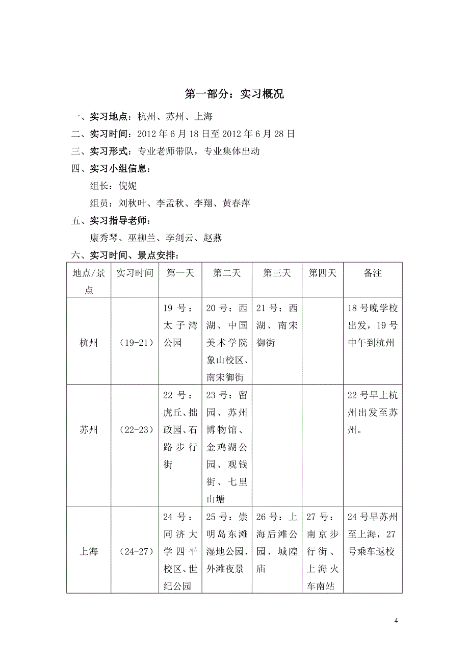 景观专业杭州苏州上海实习调研_第4页