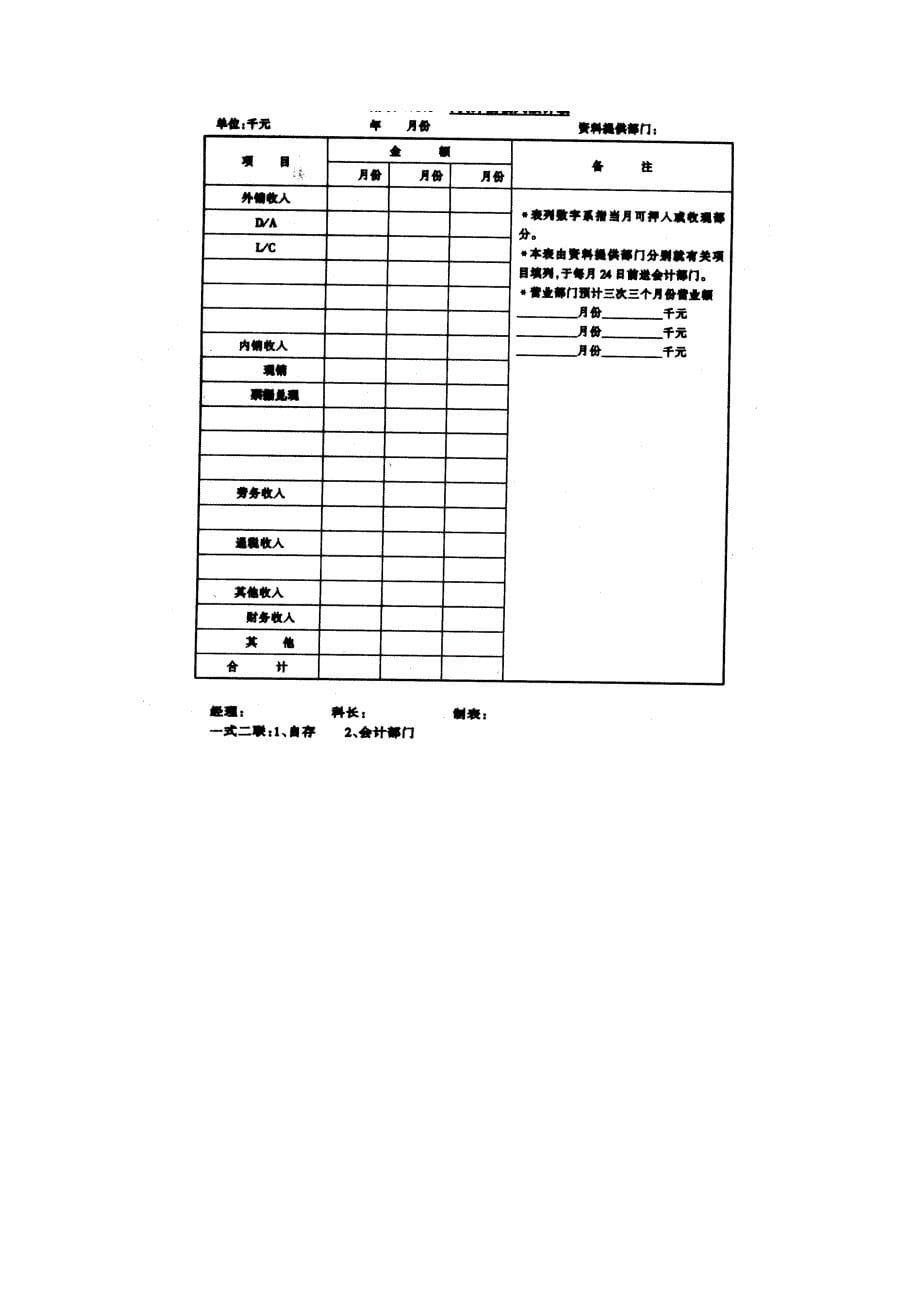 公司资金预算作业准则_第5页