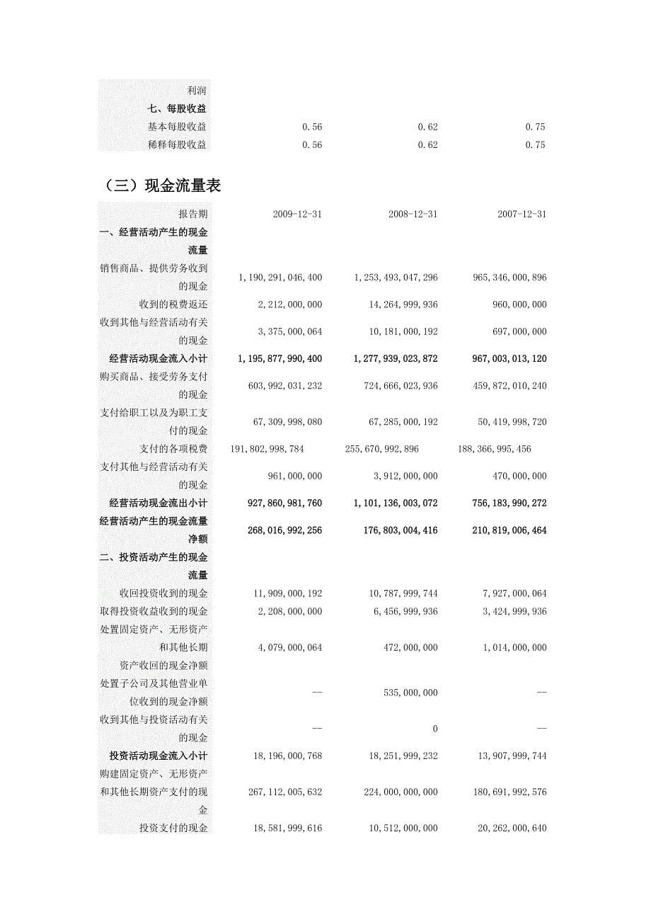中国石油天然气公司财务分析报告_第5页