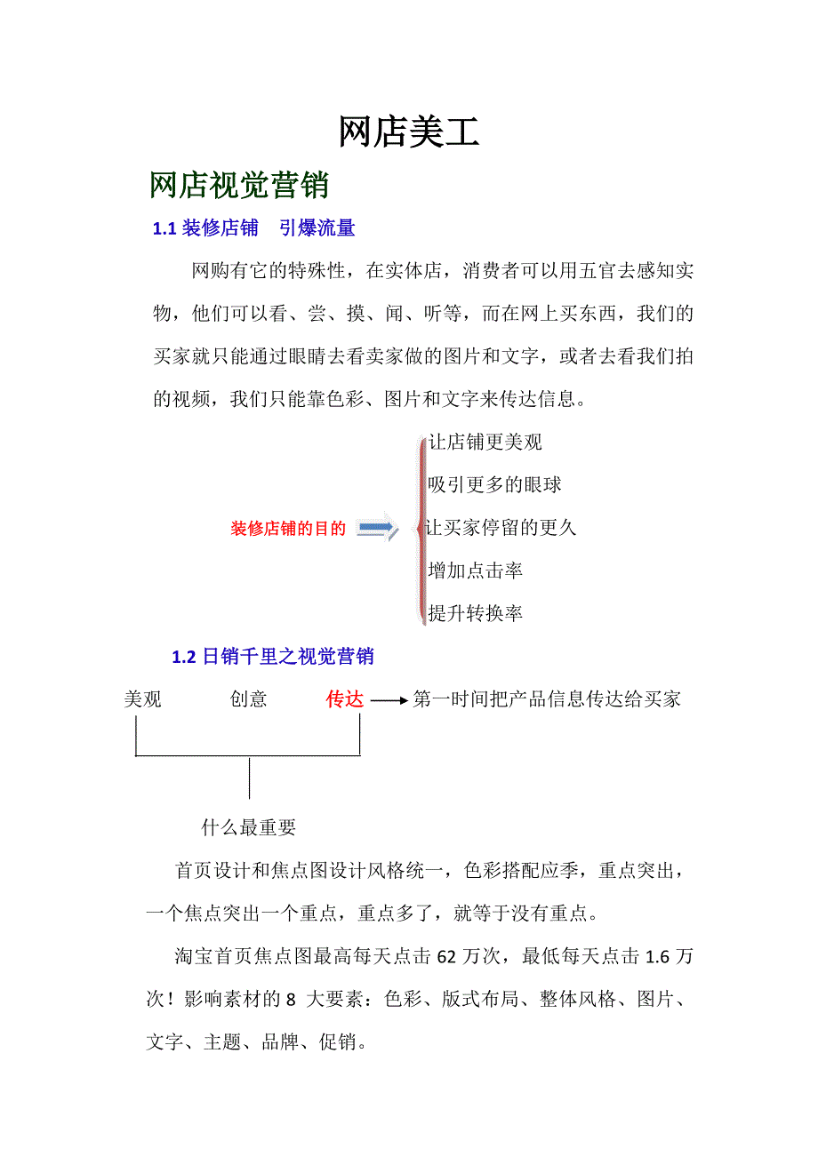 网店美工-视觉之旅_第1页