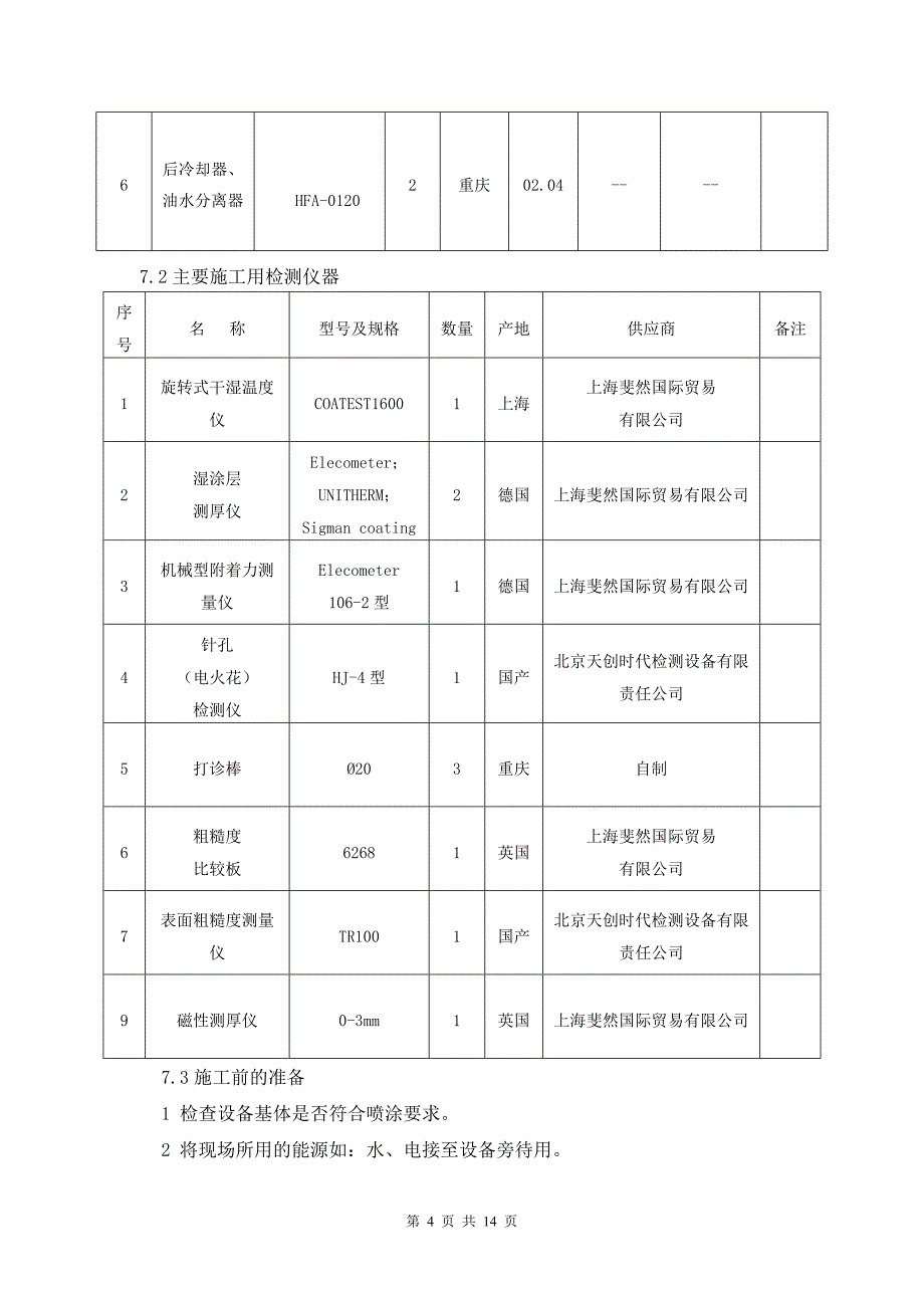 钢烟囱防腐技术方案及作业指导书资料_第4页