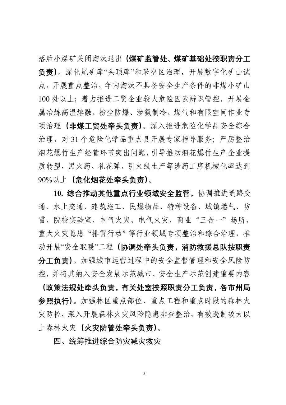 2019年湖南省应急管理工作要点_第5页