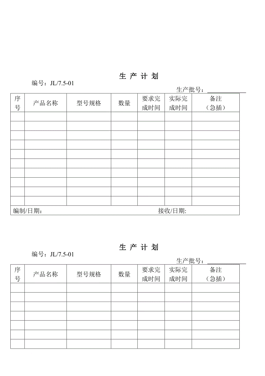 生产作业准备验证记录表_第1页