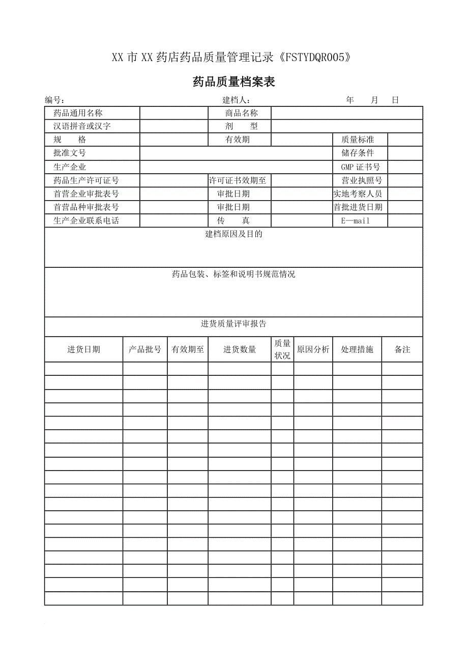 药品质量管理档案[1]_第5页