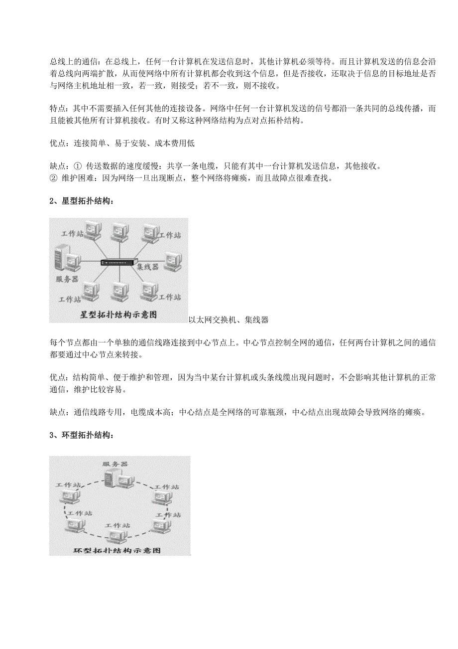 计算机网络基础知识学习资料(DOC)_第5页