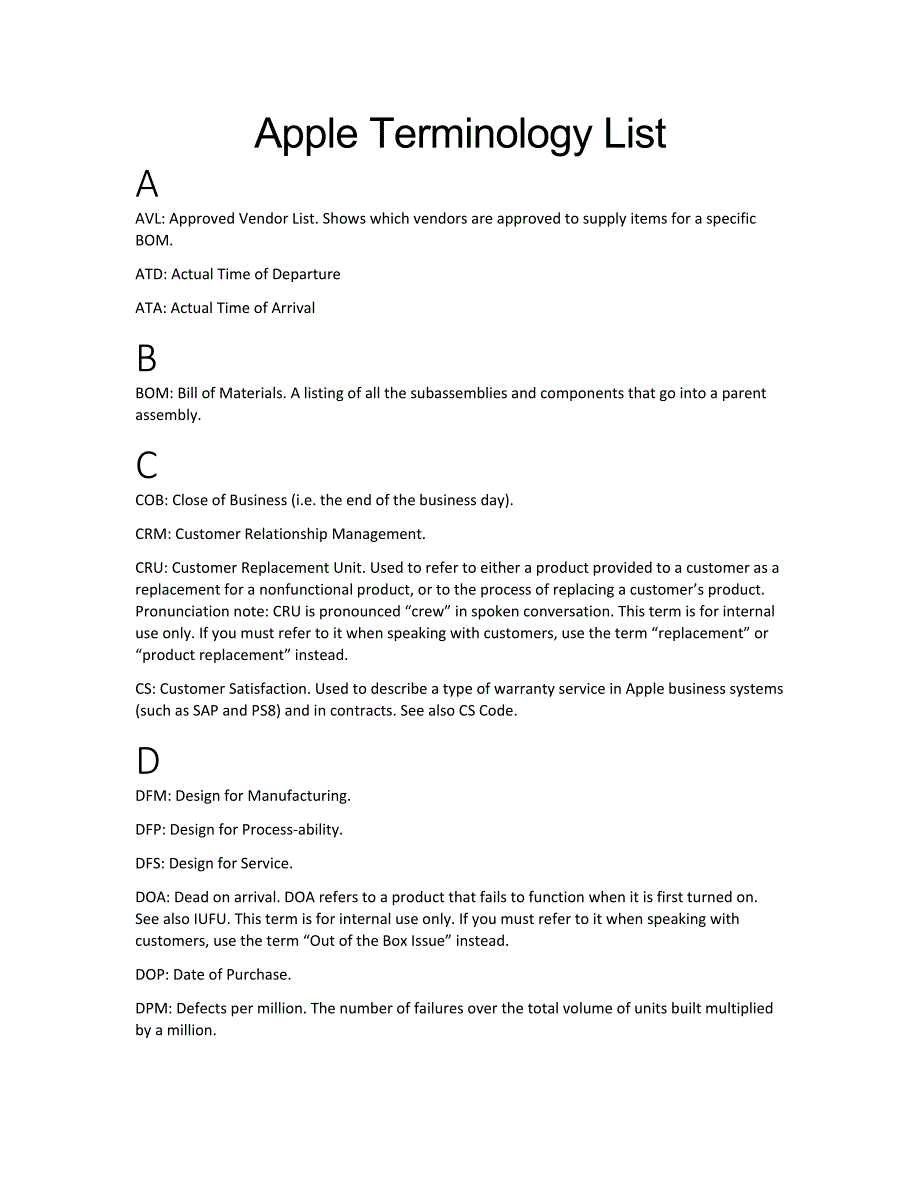 Apple-Terminology-List苹果用语集苹果术语_第1页