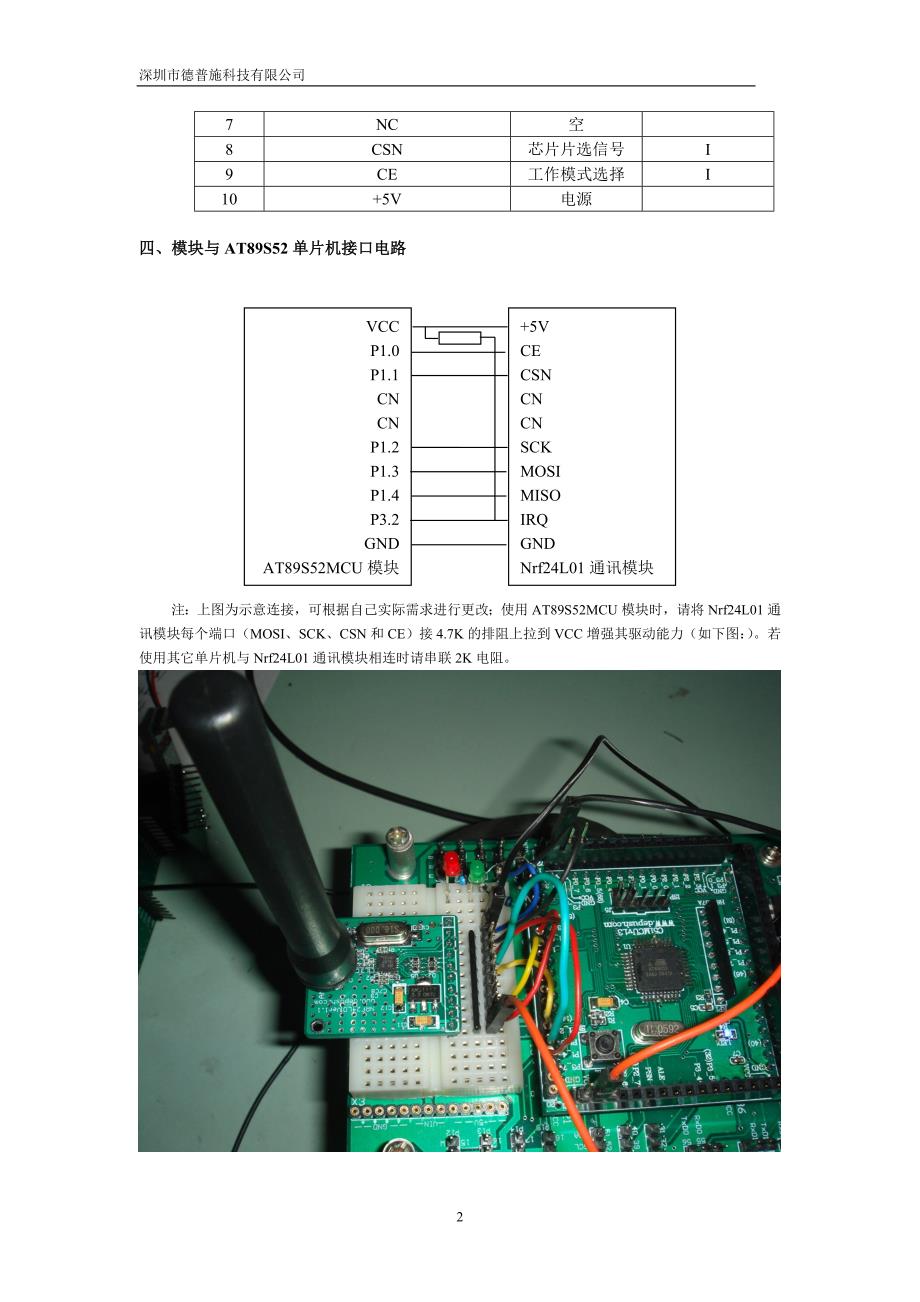 nRF24L01无线通信模块使用手册12要点_第2页