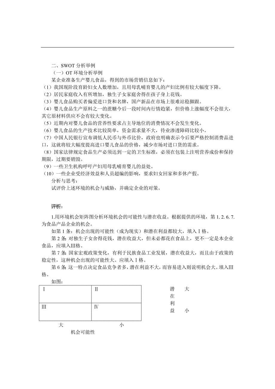 SWOT分析步骤示例_第5页