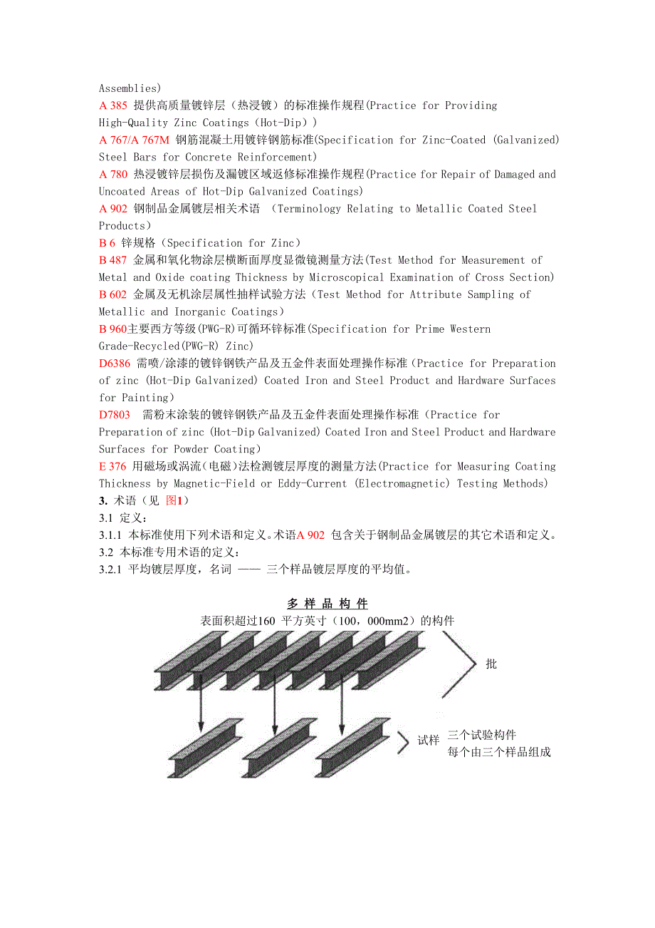 A123-A123M-15-钢铁制品的锌镀层标准规范_第2页