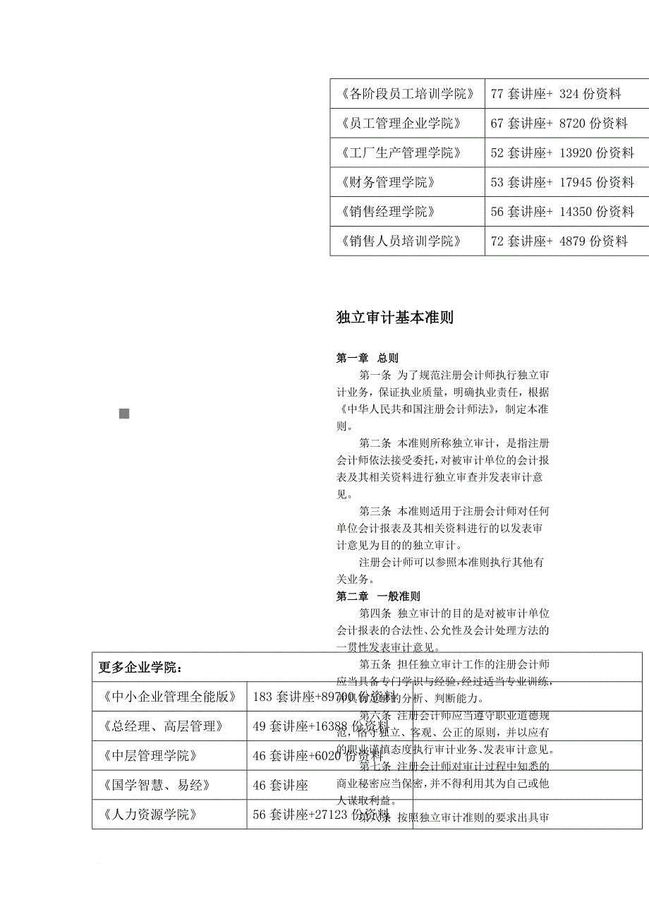 独立审计基本准则详述_第1页