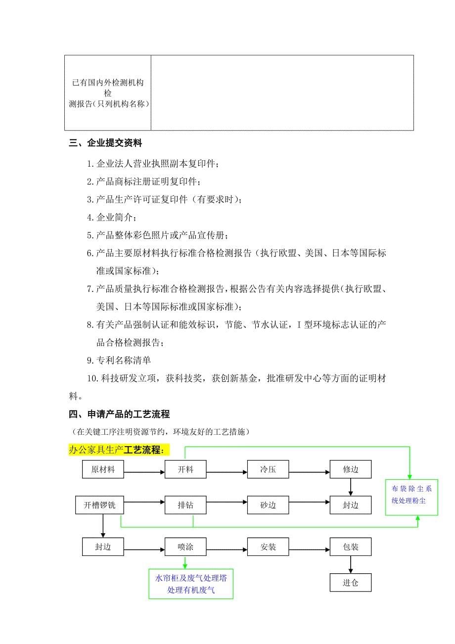 III型环境标志申请书0921doc_第5页