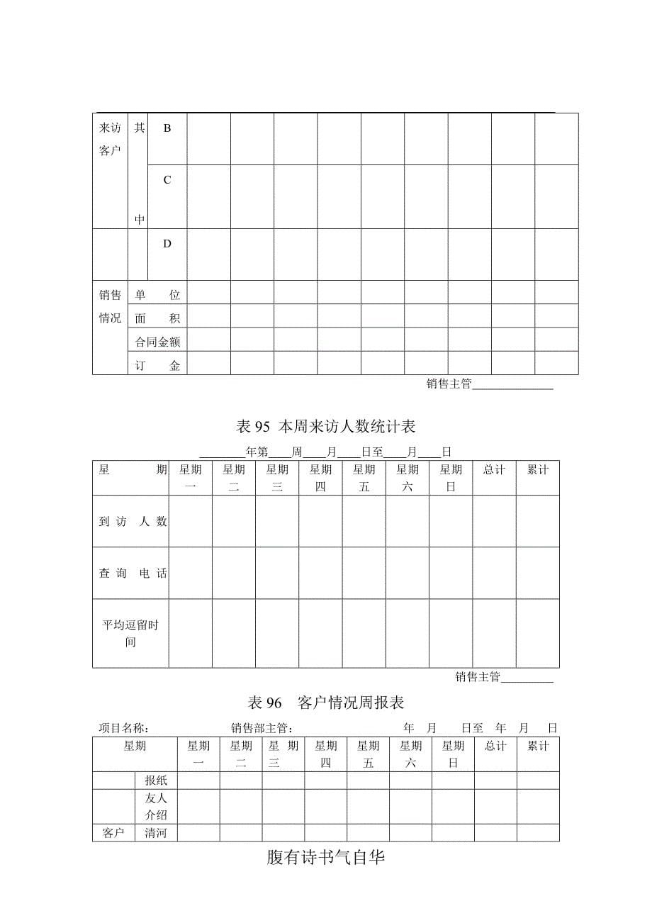 销售活动第一线管理表格1_第5页